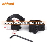 Ohhunt Tactical Accessories 25.4mm Low Profile 11mm Dovetail Rifle Scope Mounts rings