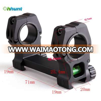 High Profil M10 QD-L One Piece Scope Mount 20mm Picatinny Weaver Rail With Rifle scope bubble level ,1''/30mm Scope Rings