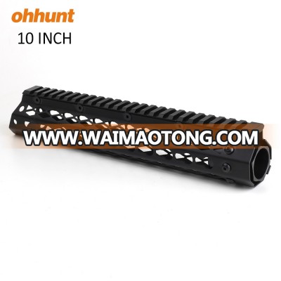 Ohhunt Slim Style 10Inch Steel Free Float Keymod Handguard For AR15