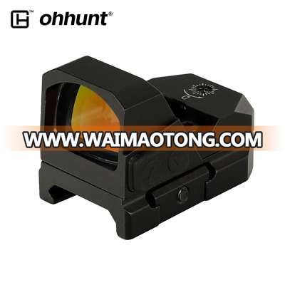 Ohhunt 1x24mm WaterProof ShockProof 3 MOA Compact Tactical Hunting Reflex Red Dot Sight with Night Vision Levels