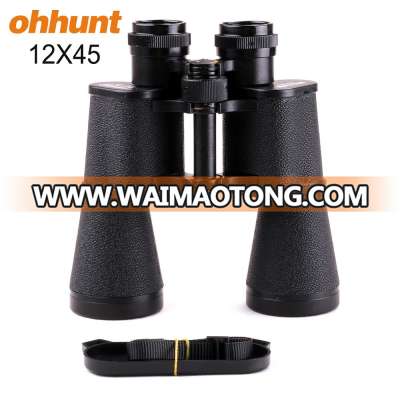 Ohhunt Wide Angle 12x45 Telescope Waterproof Binocular with BaK4 Prism