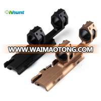 Ohhunt Auto Lock Adjustable 25.4mm 30mm Double Scope Rings QR Extended Cantilever QD Release Scope Mounts