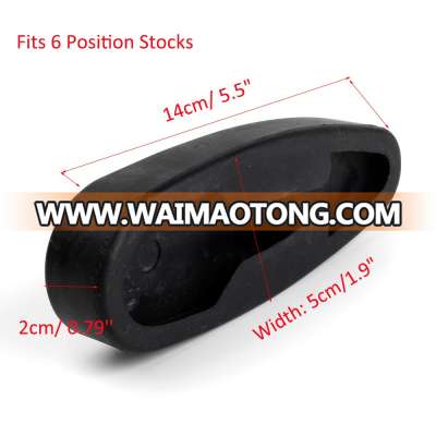 AR15 M4 T6 Non-slip Recoil Rubber Butt Pad For Stock 6 Position Buttpad Rubber Recoil